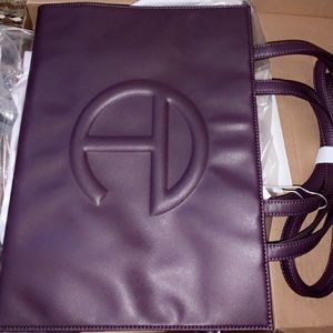 Telfar medium ‘eggplant’ bag